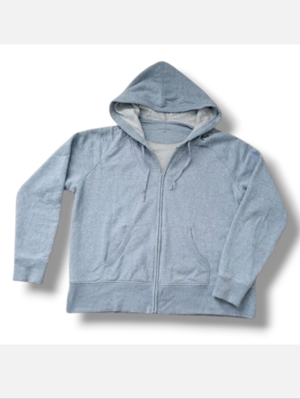 Eddie Bauer Light Blue Full Zip Hoodie , Womens Size XXL